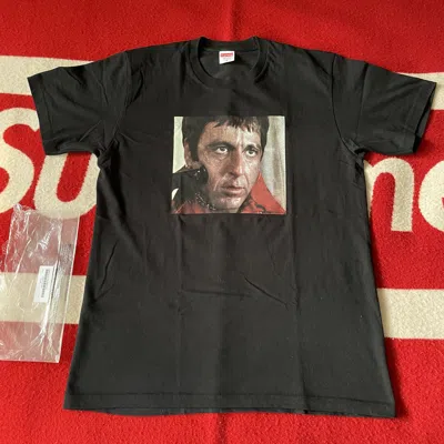 Pre-owned Supreme - X Scarface Shower Tee Shirt 2017 Fw17 Black Medium