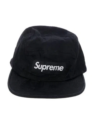 Pre-owned Supreme 100 Dollar Bill Camp Cap In Black