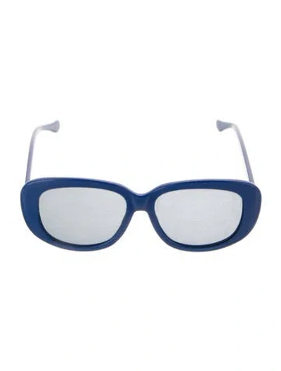 Pre-owned Supreme 1994 Square Sunglasses In Blue