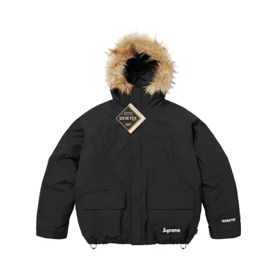 Pre-owned Supreme 2-in-1 Gore-tex Parka + Reversible 700-fill Down Liner Jacket 'black' | Men's Size Xl