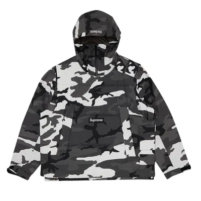 Pre-owned Supreme 2-in-1 Gore-tex Shell + Windstopper Vest 'snow Camo' In Grey