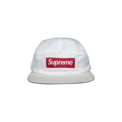 Pre-owned Supreme 2-tone Camp Cap 'white' | Men's Size Onesize