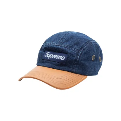 Pre-owned Supreme 2-tone Denim Camp Cap 'blue' | Men's Size Onesize