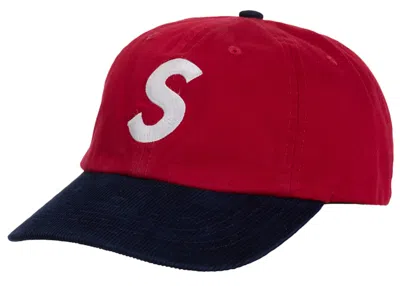 Pre-owned Supreme 2 Tone S Logo 6 Panel In Red