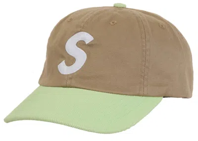 Pre-owned Supreme 2 Tone S Logo 6 Panel In Tan In Brown