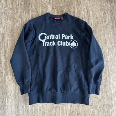 Pre-owned Supreme 2000 Central Park Track Club Sweatshirt In Black