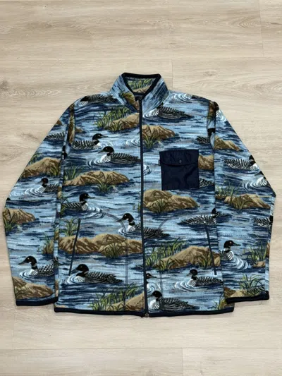 Pre-owned Supreme 2006 Loon Duck Fleece Jacket In Blue