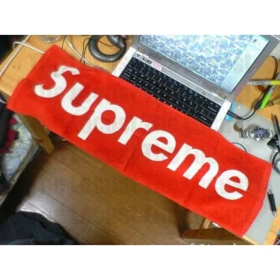 Pre-owned Supreme 2006  Box Logo Towel Red New Ds Vintage