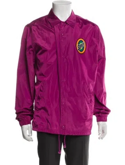 Pre-owned Supreme 2016 Spin Windbreaker In Purple