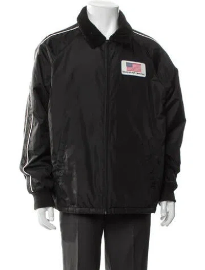 Pre-owned Supreme 2017 Freighter Windbreaker In Black