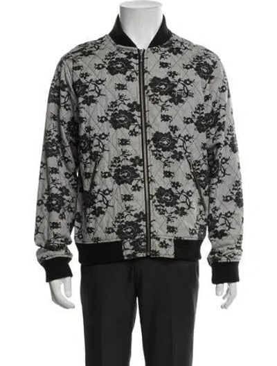 Pre-owned Supreme 2017 Quilted Lace Bomber Jacket In White