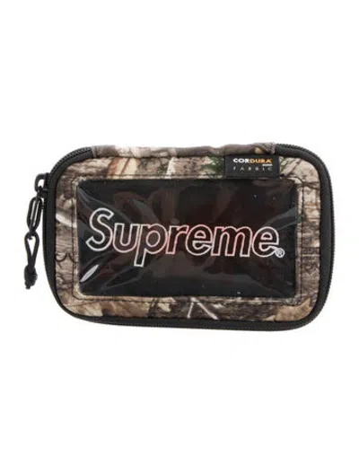 Pre-owned Supreme 2019 Cordura Real Tree Camo Wallet In Neutrals