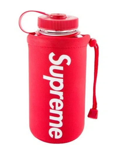 Pre-owned Supreme 2020 Nalgene 32oz. Bottle In Red