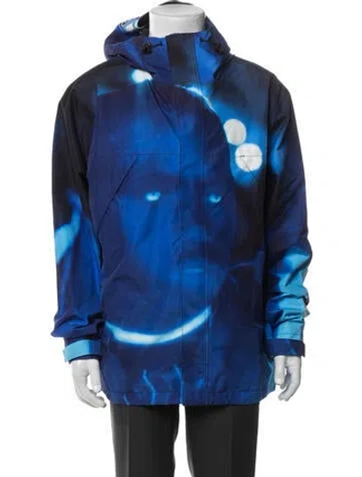 Pre-owned Supreme 2021 Nas And Dmx Gore-tex Parka In Blue