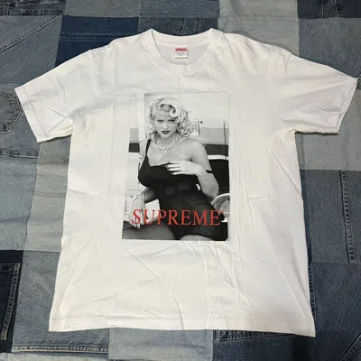 Pre-owned Supreme 2021  Ana Nicole Smith White T Shirt Medium
