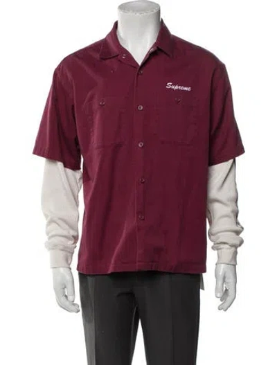 Pre-owned Supreme 2021 Thermal Work Jacket In Red