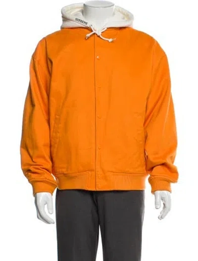 Pre-owned Supreme 2022 Windbreaker In Orange