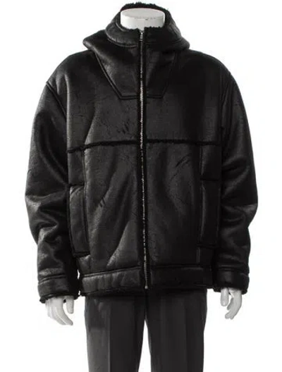 Pre-owned Supreme 2023 Puffer Coat In Black