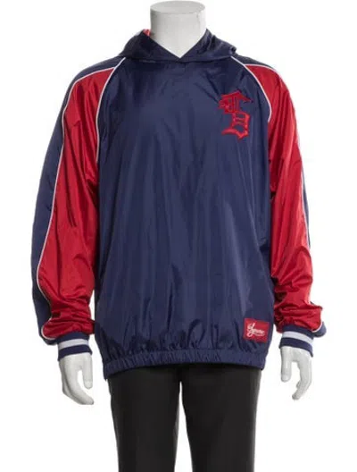Pre-owned Supreme 2023 Warm Up Pullover Windbreaker In Blue