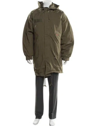 Pre-owned Supreme 2024 Fishtail Parka Parka In Green