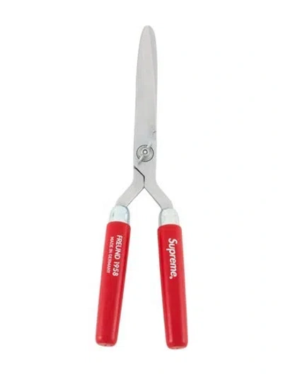 Pre-owned Supreme 2024 Freund Hedge Shears In Metallic/red