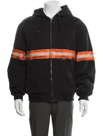 Pre-owned Supreme 2024 Reflective Work Jacket In Black