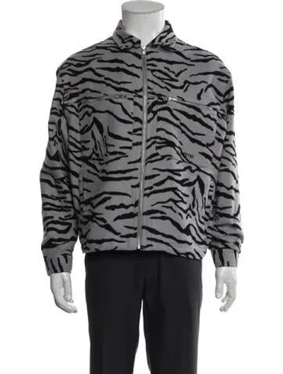 Pre-owned Supreme 2025 Moleskin Zebra Puffer Coat In Multi