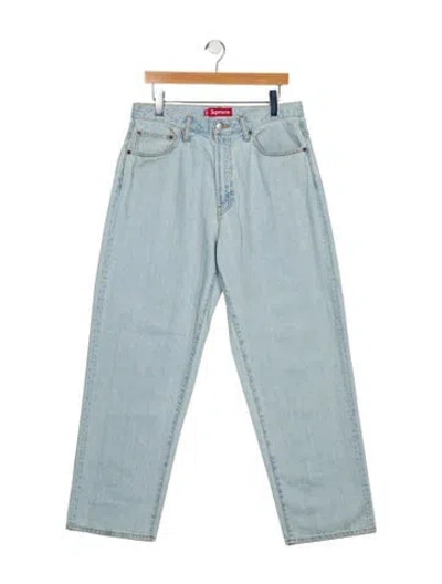 Pre-owned Supreme 2025 Straight-leg Jeans In Blue