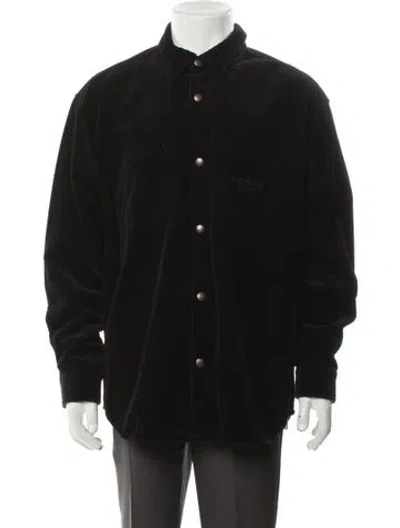 Pre-owned Supreme 2025 Wide Wale Corduroy Snap Jacket In Black