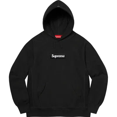 Pre-owned Supreme 21fw Box Logo Hooded Sweatshirt Black M