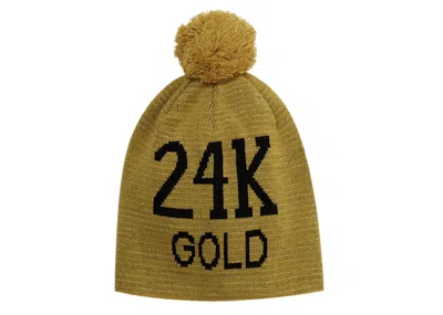 Pre-owned Supreme 24k Beanie In Gold