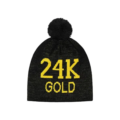 Pre-owned Supreme 24k Gold Beanie 'black'