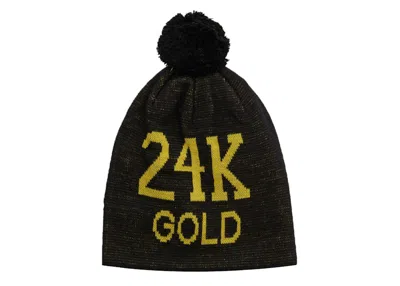 Pre-owned Supreme 24k Gold Beanie In Black