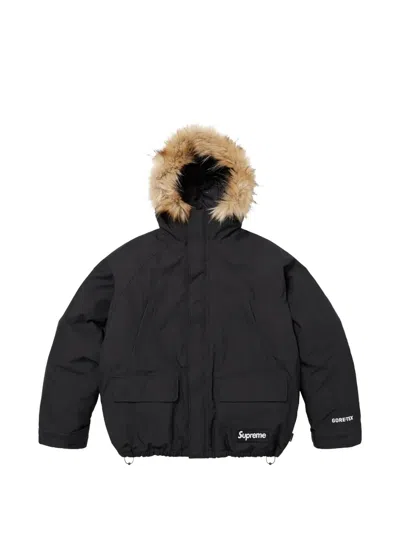 Supreme 2-in-1 Gore-tex Parka And Reversible Down Jacket In Black