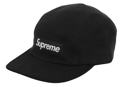 Pre-owned Supreme 2tone Camp Cap (fw23) In Black