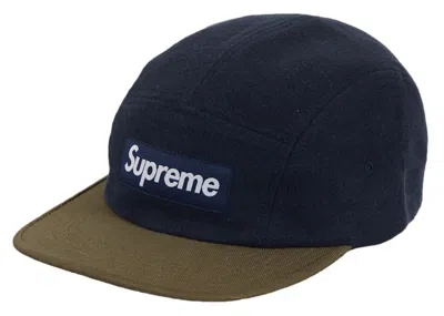 Pre-owned Supreme 2tone Camp Cap (fw23) In Navy Blue
