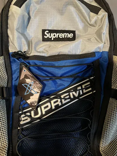 Pre-owned Supreme 3d Logo Backpack Fw23 In Blue
