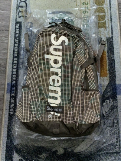 Pre-owned Supreme 3m Backpack (ss24) Woodland Camo