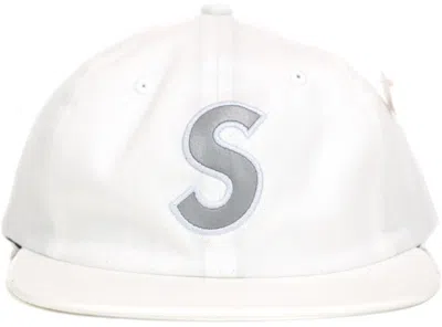 Pre-owned Supreme 3m Reflective S Logo 6 Panel In White