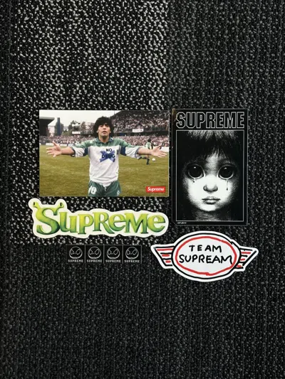 Pre-owned Supreme 5x  Stickers Lot In Multi