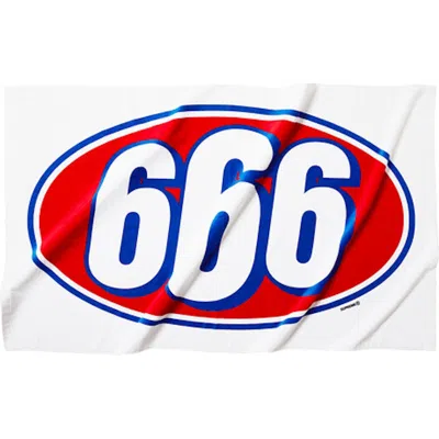 Pre-owned Supreme 666 Towel In White