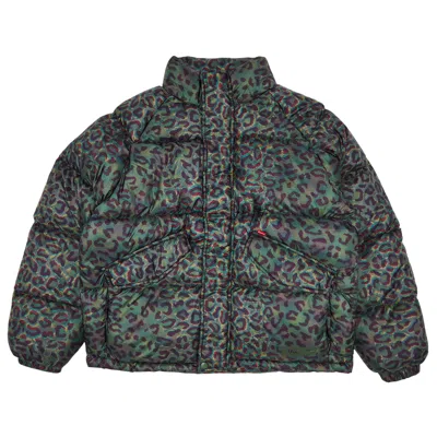 Pre-owned Supreme 700-fill Down Lightweight Puffer Jacket 'leopard' In Multi