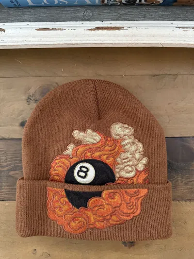 Pre-owned Supreme 8 Ball Beanie In Brown