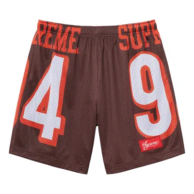 Pre-owned Supreme 94 Jersey Short 'brown' | Men's Size L