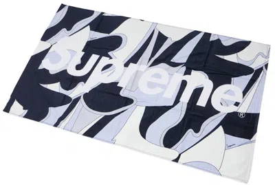 Pre-owned Supreme Abstract Beach Towel In Black