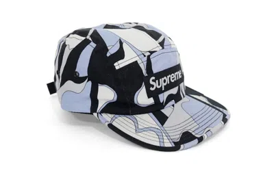 Pre-owned Supreme Abstract Camp Cap In Black