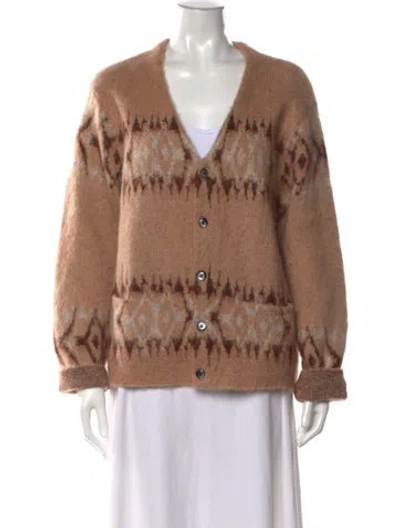 Pre-owned Supreme Abstract Stripe Cardigan Sweater In Neutrals