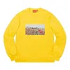 Supreme Aerial Crewneck 'yellow Multi-color'