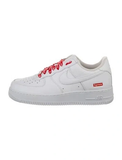 Pre-owned Supreme Air Force 1 Sneakers In White