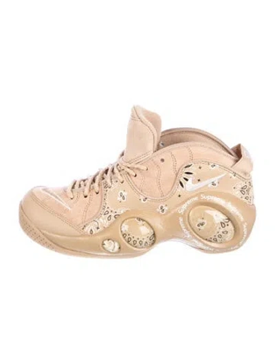 Pre-owned Supreme Air Zoom Flight 95 Sp Sneakers In Neutral